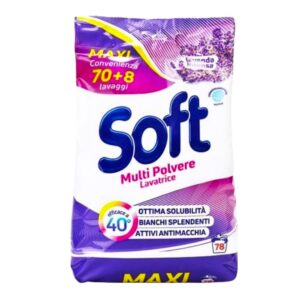 praškasti koncentrirani deterdžent za mašinsko pranje veša Soft 3,9 kg za 78 pranja