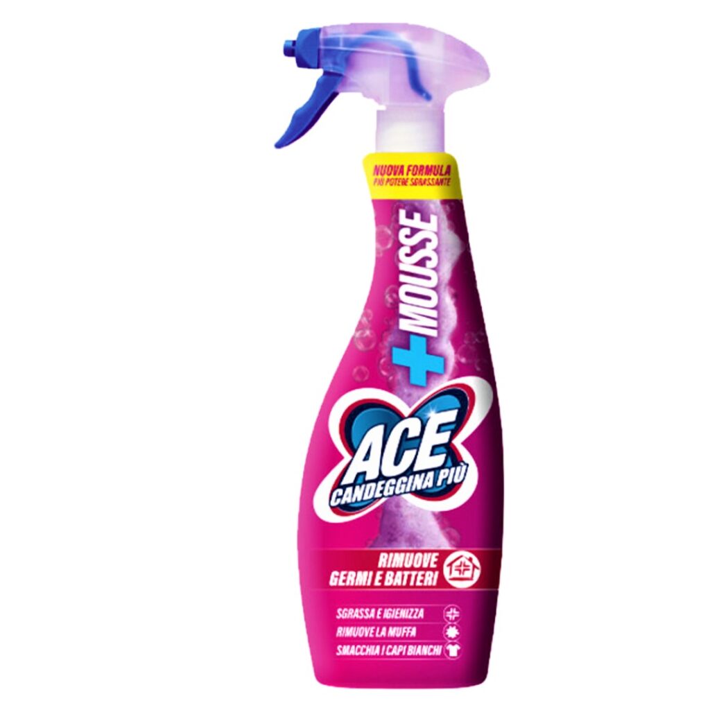 ACE Mousse dezinfekcijski sprej 700 ml – aktivna pjena za uklanjanje bakterija, plijesni, masnoće i tvrdokorne prljavštine.
