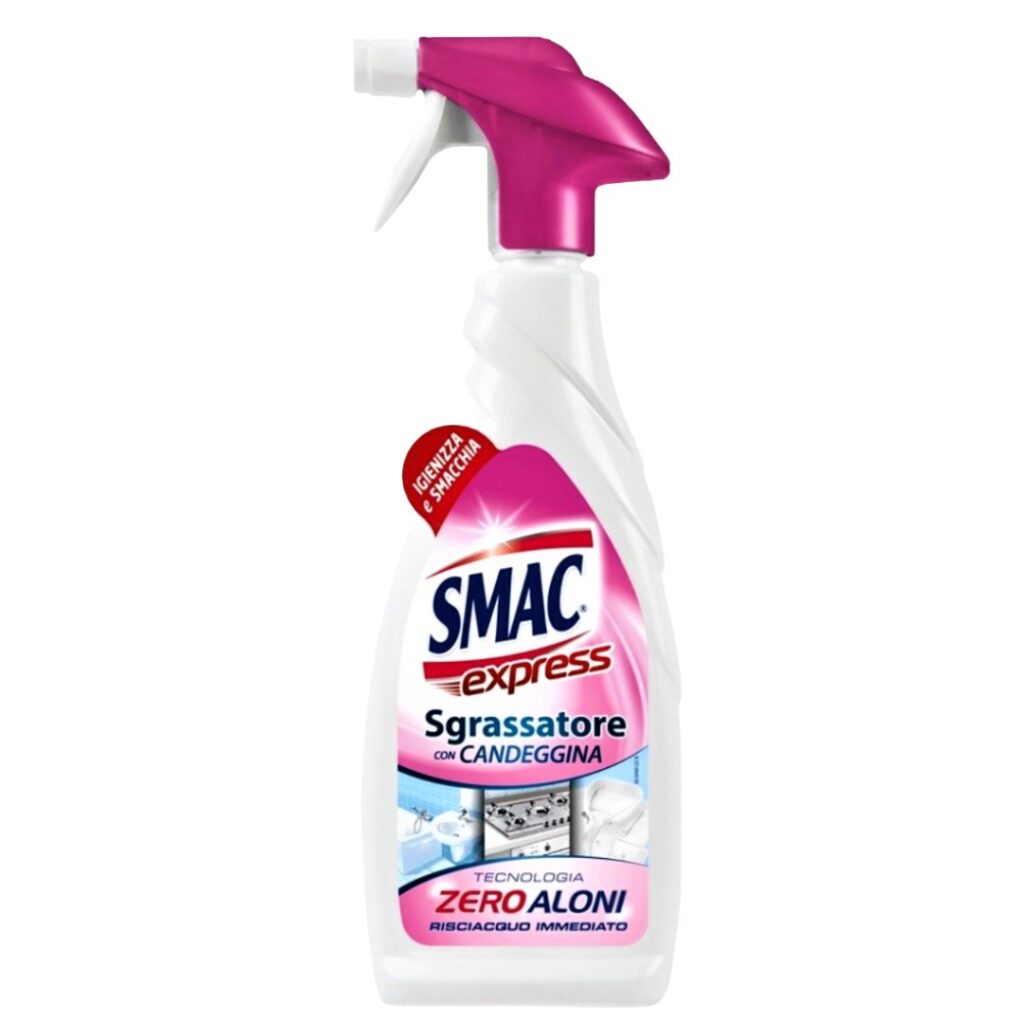 Smac Express sgrassatore sa izbjeljivačem predtretman bijele tkanine odmašćivač dezinfekcija bez tragova sprej za čišćenje