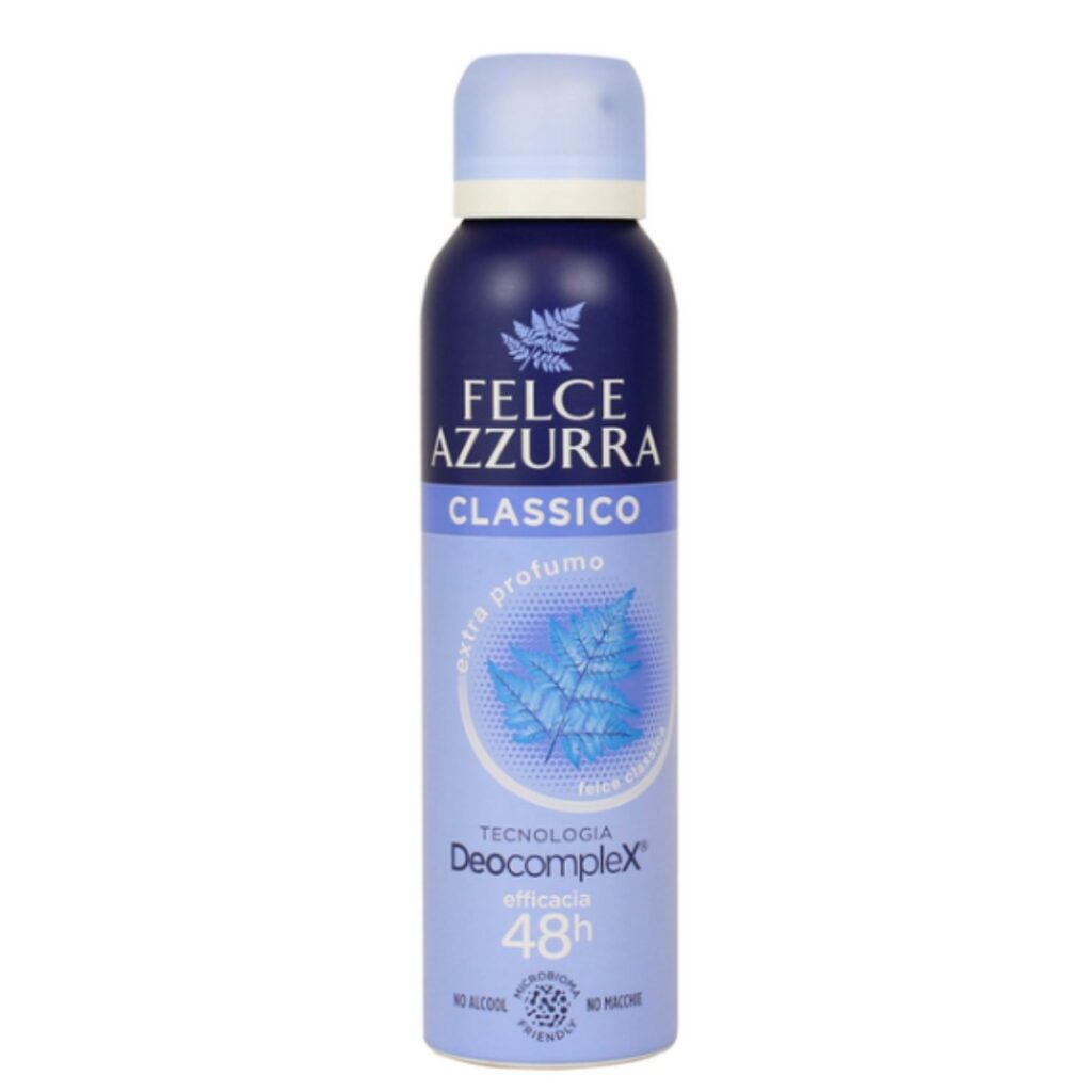 Felce Azzurra Classico dezodorans sprej 150 ml – bez alkohola, dugotrajna svježina i klasični miris čistoće – Italian Market Sarajevo