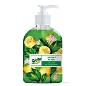 velto Limone Verde 450 ml deterdžent za ručno pranje posuđa sa pravim sokom zelenog limuna – originalni italijanski proizvod.