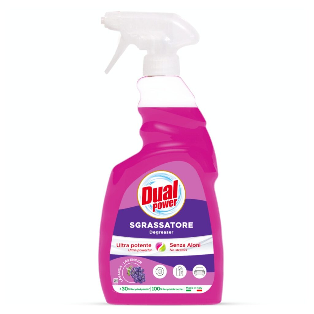 Dual Power Sgrassatore Lavanda univerzalni odmašćivač 750 ml snažno sredstvo za uklanjanje masnoće kuhinja kupatilo