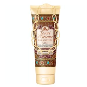 Tesori d’Oriente Byzantium aromatična krema za tuširanje s crnom ružom i labdanumom 250 ml.