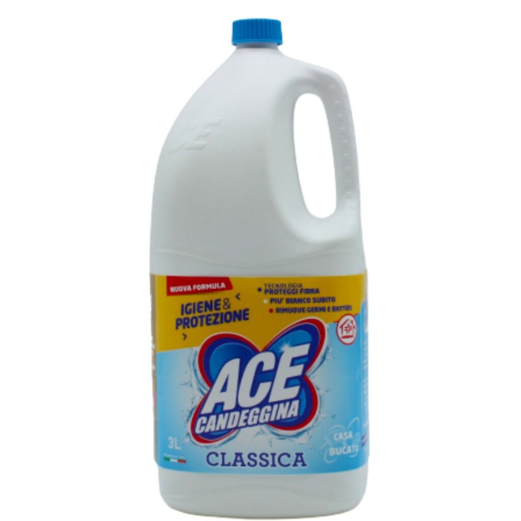 izbjeljivač za bijeli veš i za čišćenje toaleta Ace 3 l