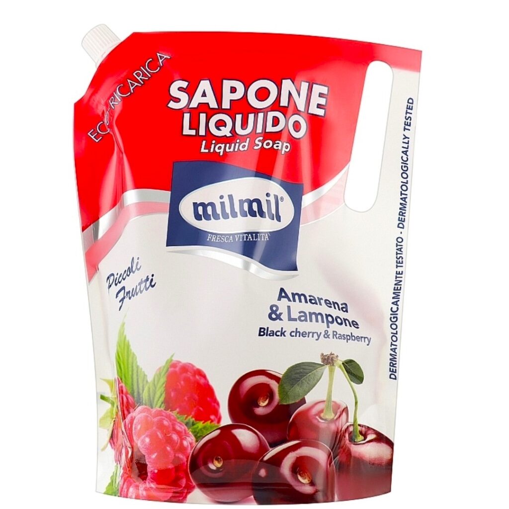 MilMIL tečni sapun za ruke amarena & lampone 900 ml