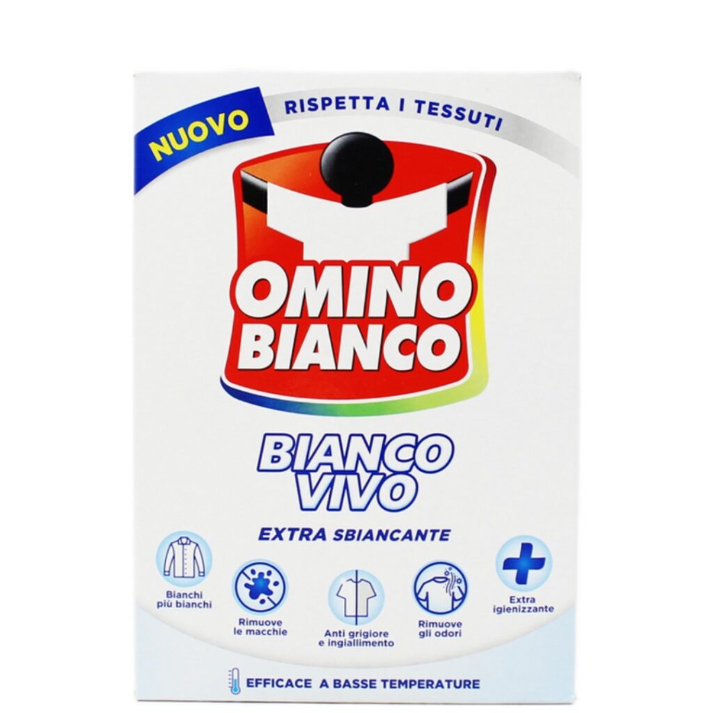italijanski izbjeljivač za bijeli veš omino bianco bianco vivo 500g