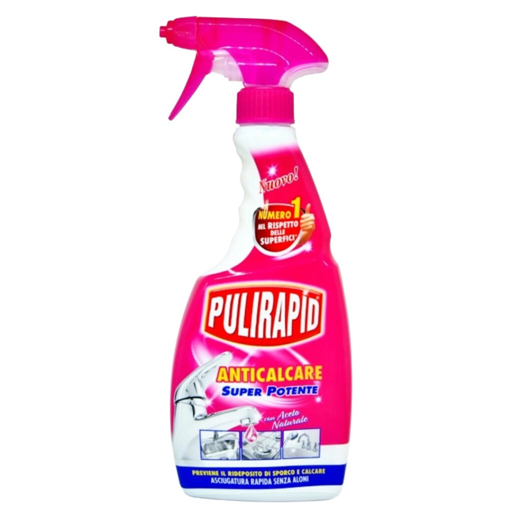 sredstvo na bazi sirćeta za čišćenje sanitarija protiv kamenca Pulirapid acceto 500 ml