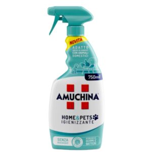 dezinfekcija i neutralizator mirisa za površine gdje borave kućni ljubimci Amuchina 750 ml