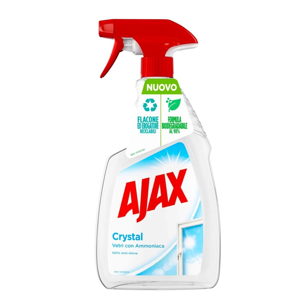 sredstvo na bazi amonijaka za pranje stakla i prozora Ajax 750 ml