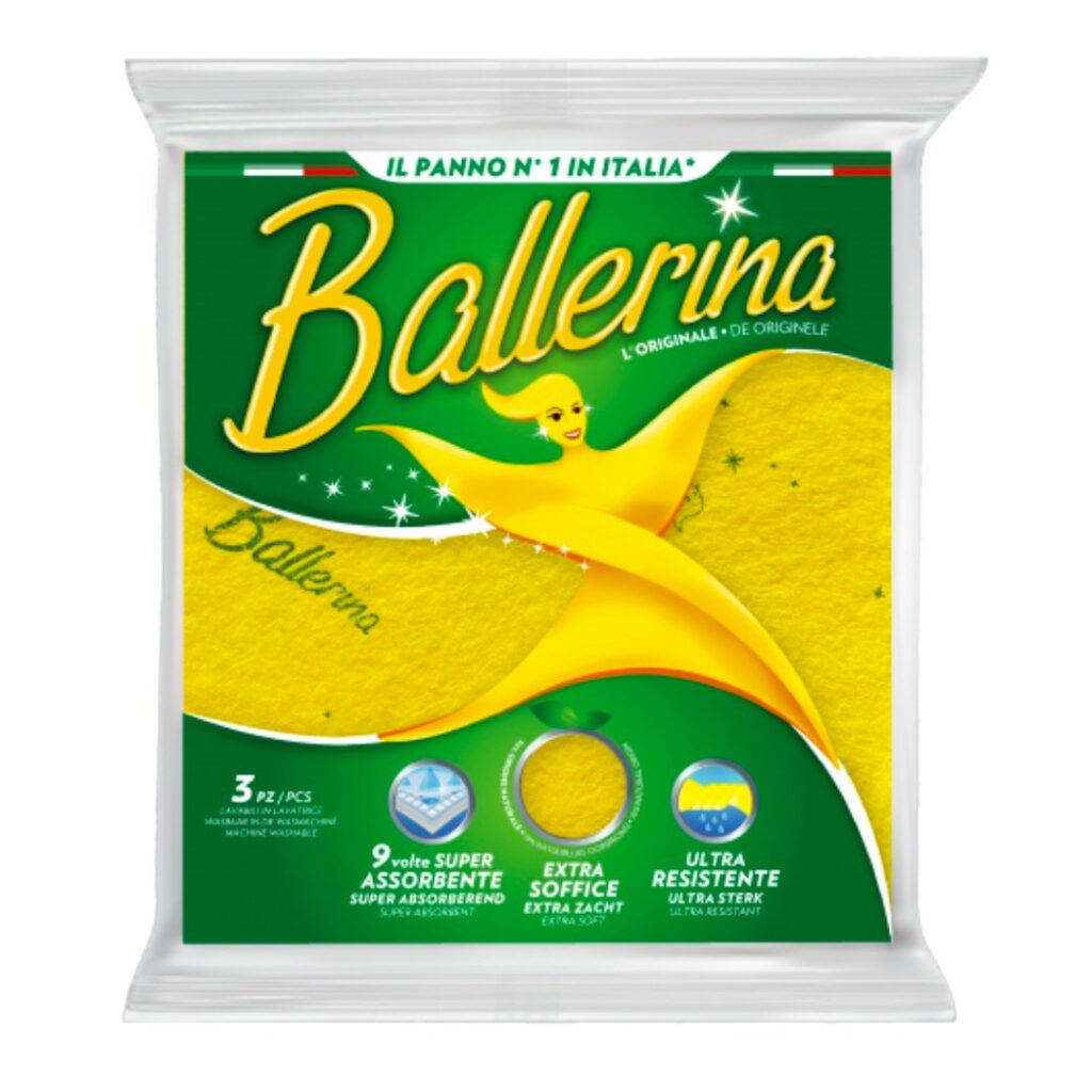 superupijajuća univerzalna krpa za sve površine Ballerina x 3