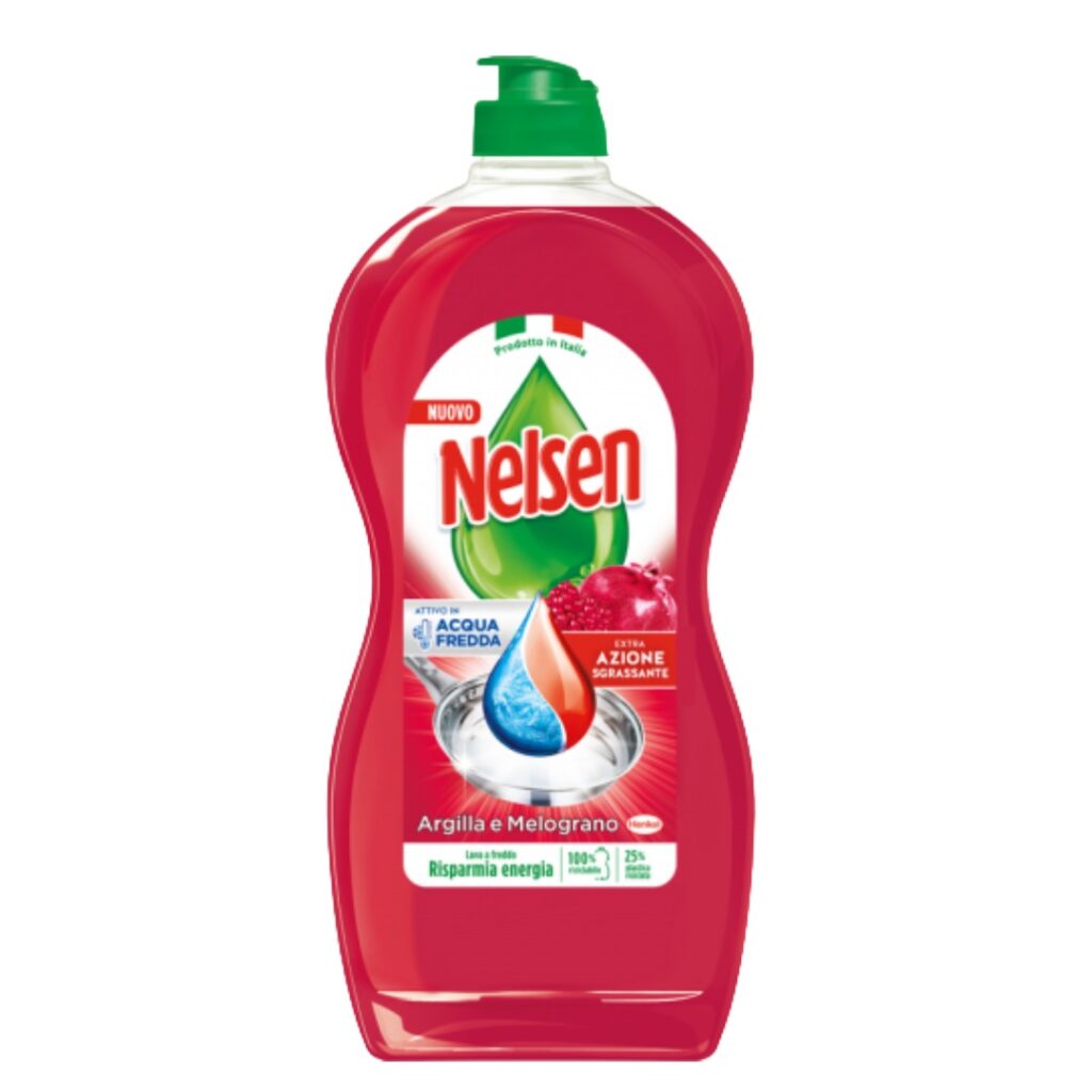deterdžent za ručno pranje posuđa Nelsen argila e melograno 850 ml