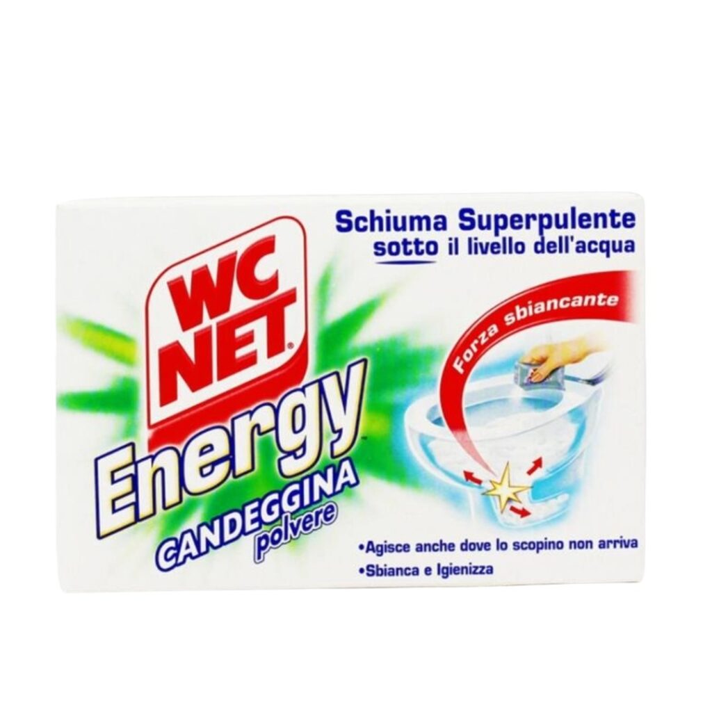 WC Net Energy Candeggina polvere sredstvo za čišćenje WC školjke sa superpjenom ispod nivoa vode