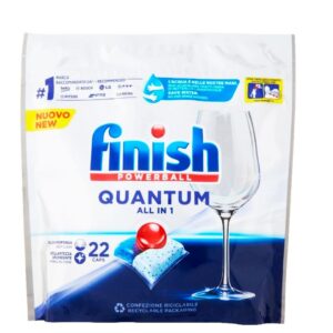 Finish Quantum All in 1 kapsule za mašinsko pranje posuđa 22 kapsule