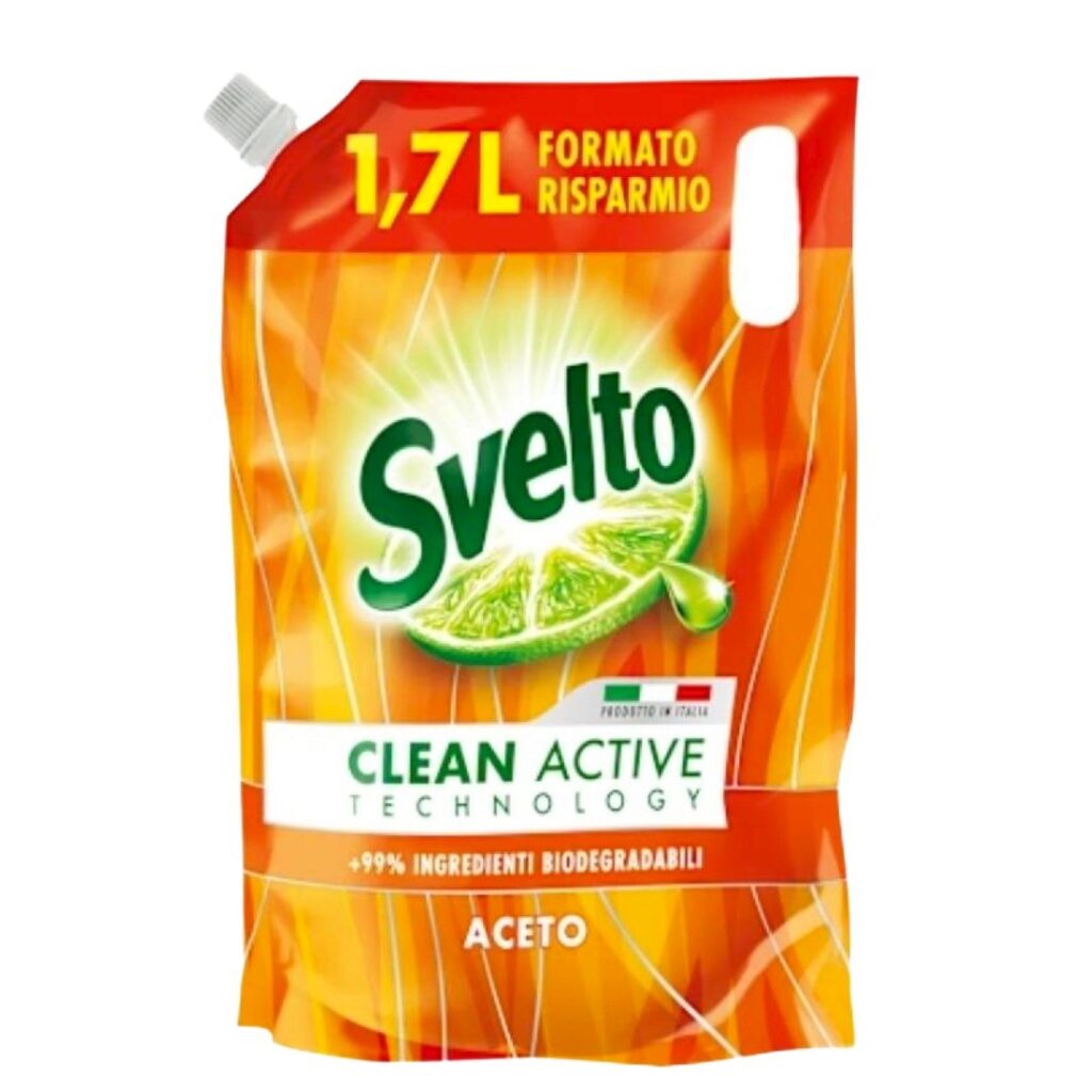 Svelto deterdžent za ručno pranje suđa Aceto 1,7 L refill pakovanje Clean Active Technology