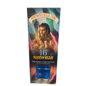 Mirisni difuzor Sandokan 16 Sale di Mare e Legno di Cedro – dekorativni difuzor sa štapićima za dom