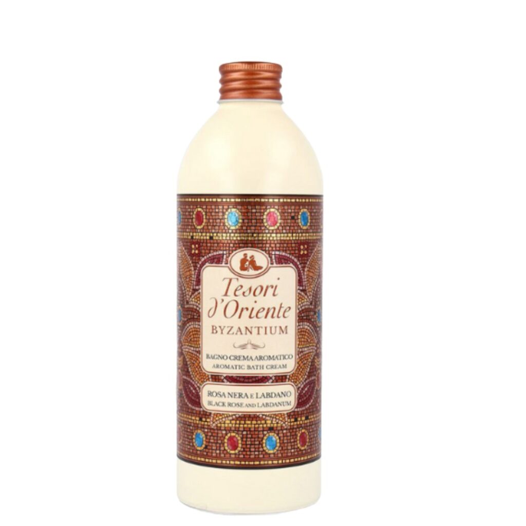 Tesori d’Oriente Byzantium aromatična kupka 500 ml – crna ruža i labdanum