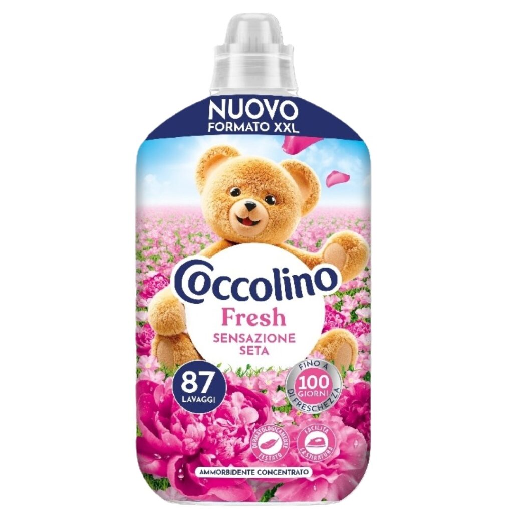 Coccolino Fresh Sensazione Seta omekšivač za veš 1827 ml XXL 87 pranja extra parfimirani superkoncentrat