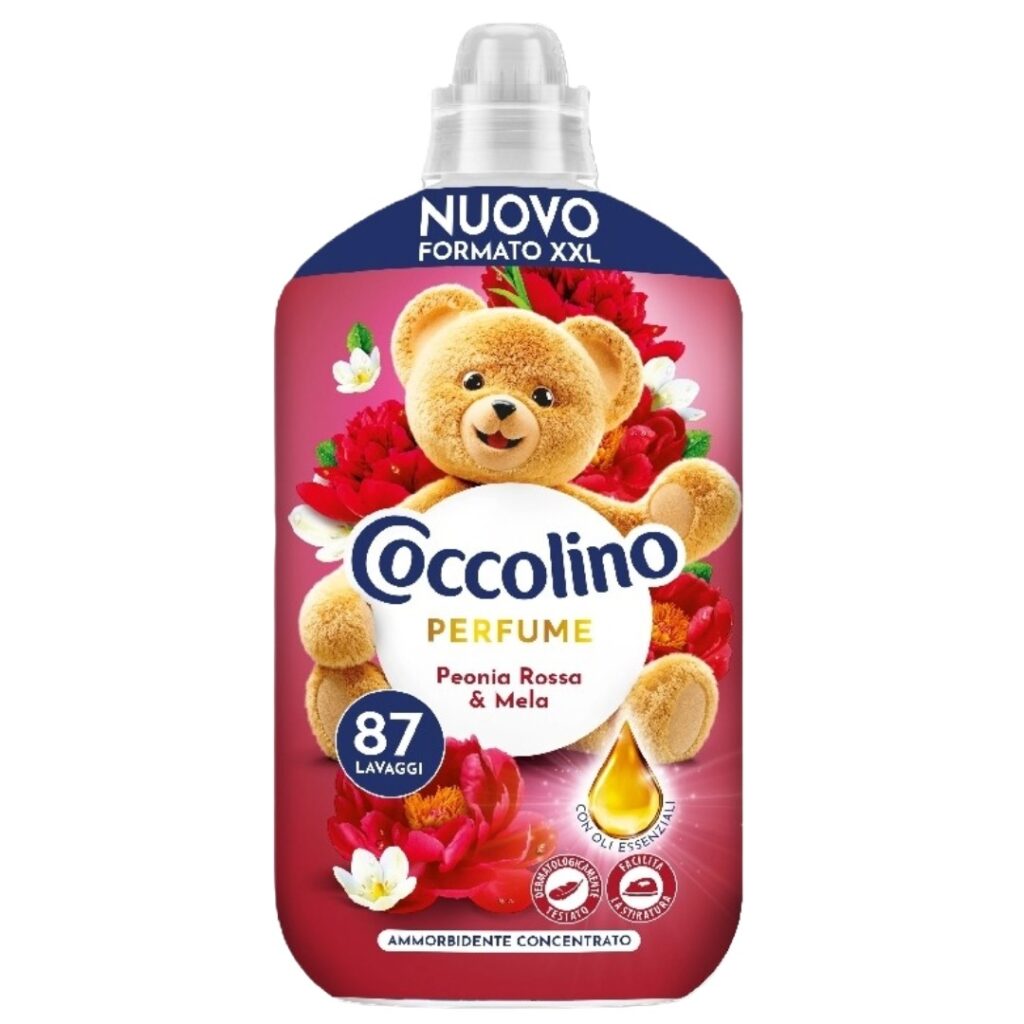 Coccolino Perfume Peonia Rossa Mela omekšivač za veš 1827 ml XXL 87 pranja superkoncentrat
