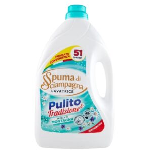 Spuma di Sciampagna Pulito Tradizione Brezza di Montagna deterdžent za veš 2.55 L 51 pranje originalni italijanski deterdžent
