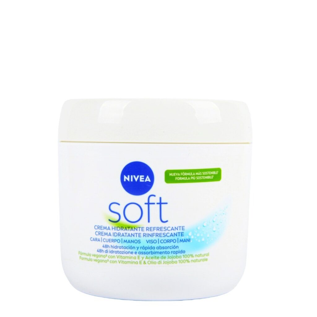 Nivea Soft hidratantna krema 500 ml za lice tijelo i ruke vitamin E jojoba ulje lagana krema za svakodnevnu njegu