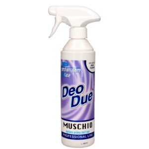 Deo Due Muschio Professional Line 500ml profesionalni osvježivač prostora i tkanina sa mirisom bijelog mošusa, bifaznom tehnologijom i dugotrajnom svježinom do 3 dana 🌿✨🏠🇮🇹