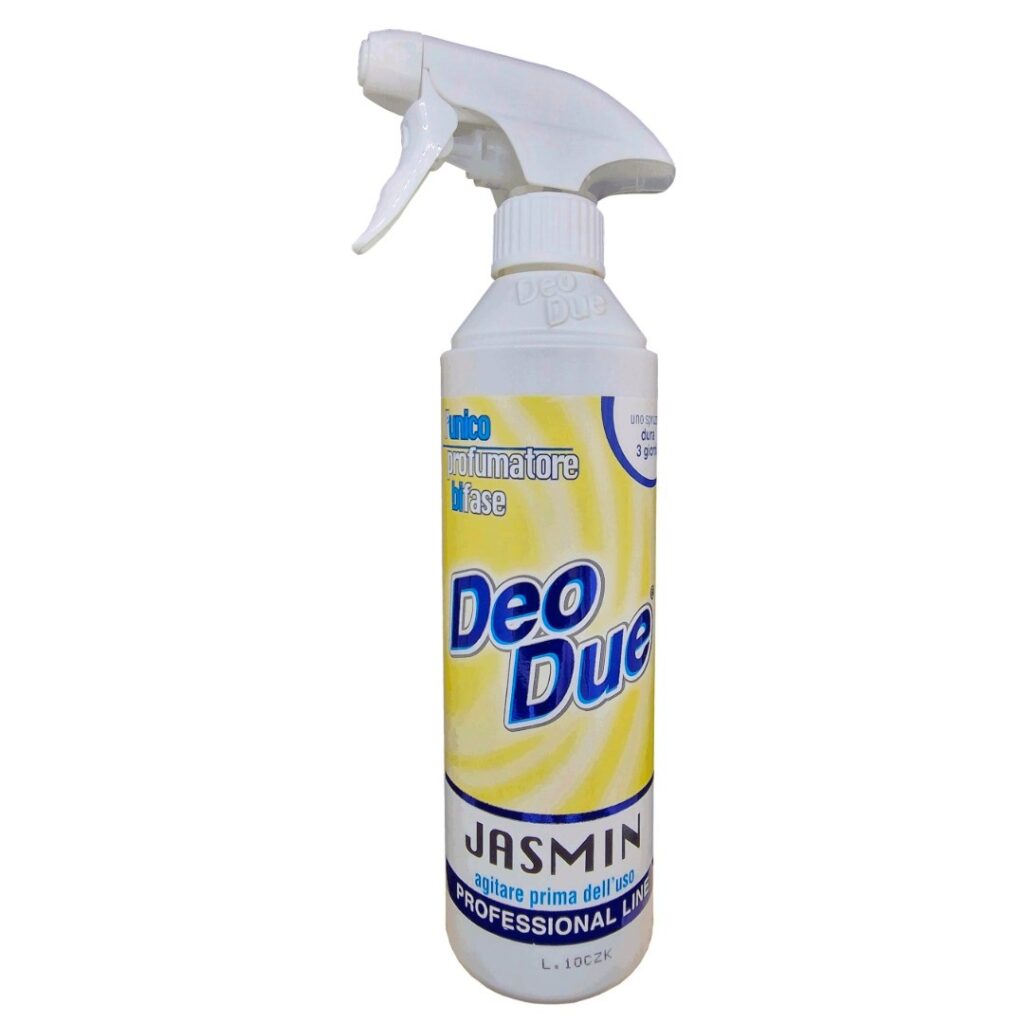 Deo Due Jasmin Professional Line 500ml profesionalni osvježivač prostora i tkanina sa intenzivnim mirisom jasmina i dugotrajnom svježinom do 3 dana 🌼✨🏠🇮🇹