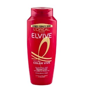 L'Oréal Paris Elvive Color Vive 2u1 šampon 300 ml za obojenu kosu, vitamin CG, UV filter, zaštita boje, sjaj i njega kose.