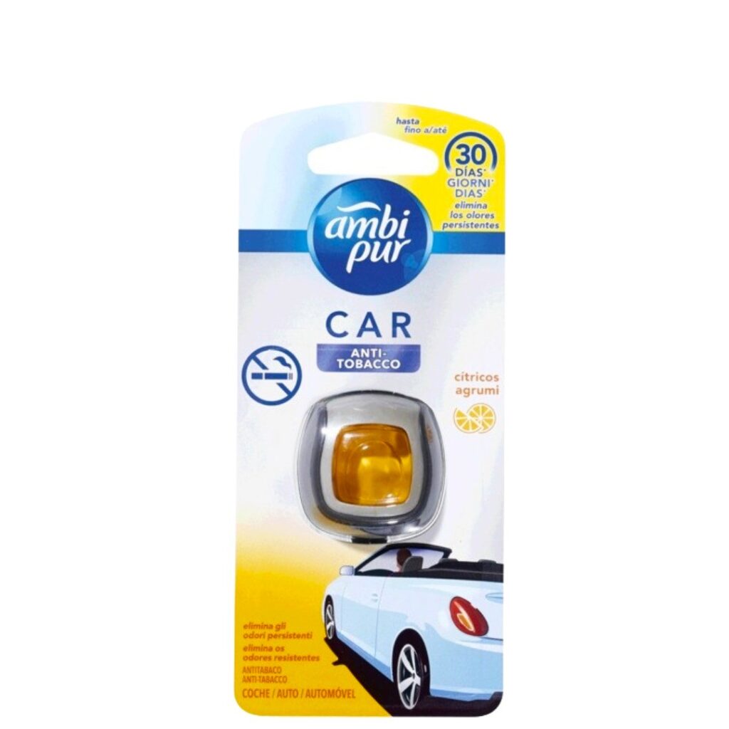 Ambi Pur Car Anti Tobacco Citrus osvježivač zraka za automobil, neutralizator mirisa cigareta, citrusni miris, dugotrajna svježina 30 dana, originalni Procter & Gamble.