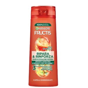 Garnier Fructis Ripara i Rinforza šampon 250ml za oštećenu kosu ulje marule keratina obnova jačanje kose protiv lomljenja ✨❤️