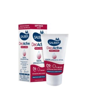 Sauber DeoActive Sport & Stress italijanska dezodorans krema 72 sata 35 ml