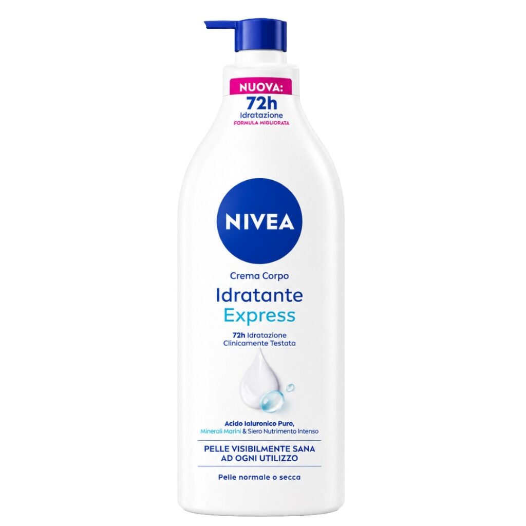 Nivea Express hidratantna krema za normalnu i suhu kožu tijela 500 ml s pumpicom