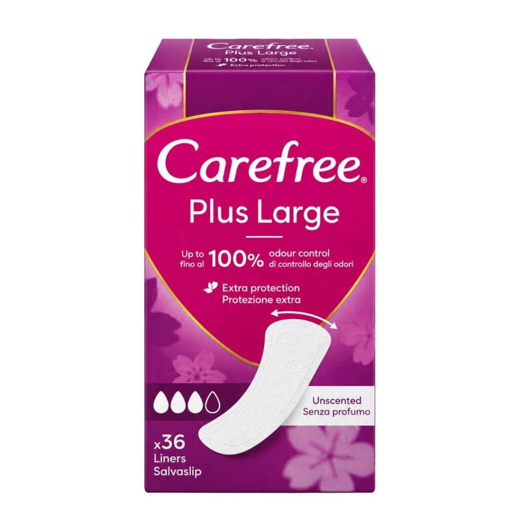 Carefree Plus Large veliki dnevni higijenski ulošci bez mirisa 36 komada