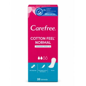 Carefree Cotton Feel Normal prozračni dnevni higijenski ulošci s mekanom površinom 20 komada