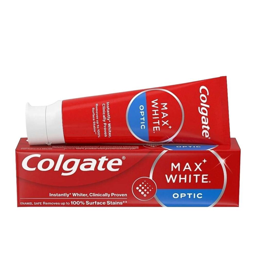 Colgate Max White Optic pasta za izbjeljivanje zuba i uklanjanje površinskih mrlja 75 ml