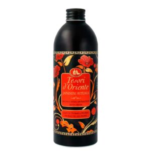 Tesori d’Oriente Japanese Rituals aromatična kremasta kupka s uljem tsubakija i božurom 500 ml