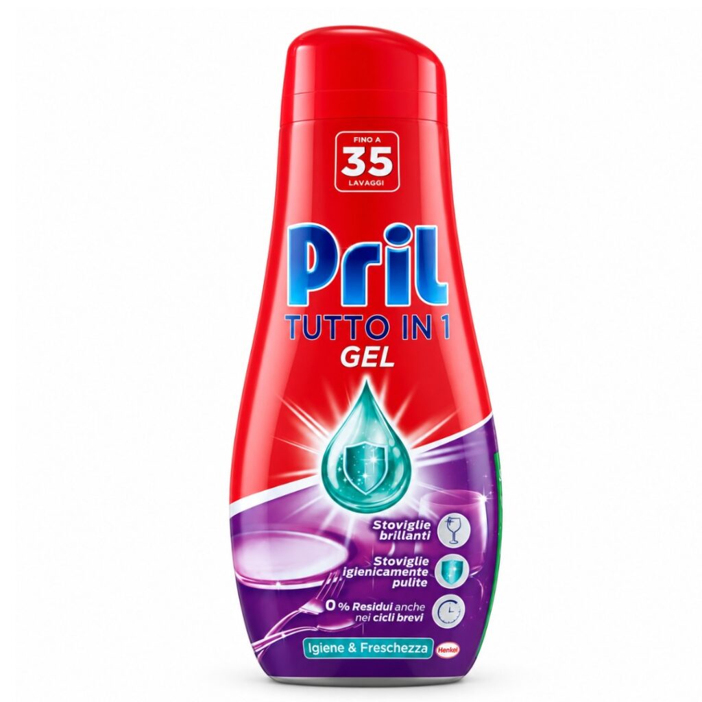 Pril Tutto in 1 Gel Igiene Freschezza 630 ml 35 pranja