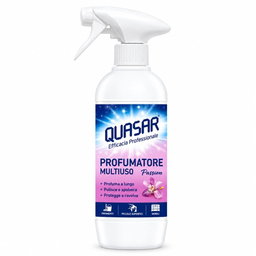 Quasar Profumatore Multiuso Passion 500 ml višenamjensko sredstvo za čišćenje i parfemisanje