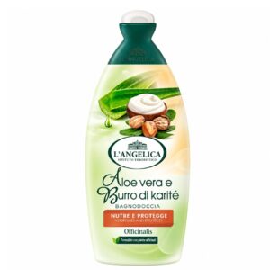 L'Angelica Aloe Vera e Burro di Karité 450 ml kremasta kupka za tijelo s aloe verom i shea maslacem